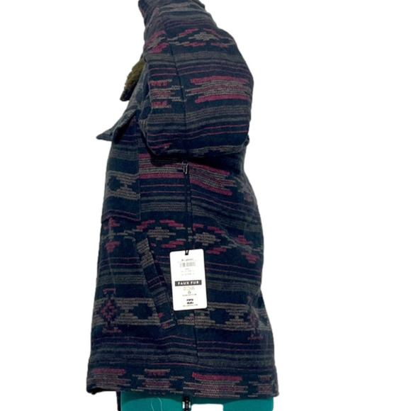 Billabong Barlow Sherpa Jacket NWT Size Small - Picture 5 of 15
